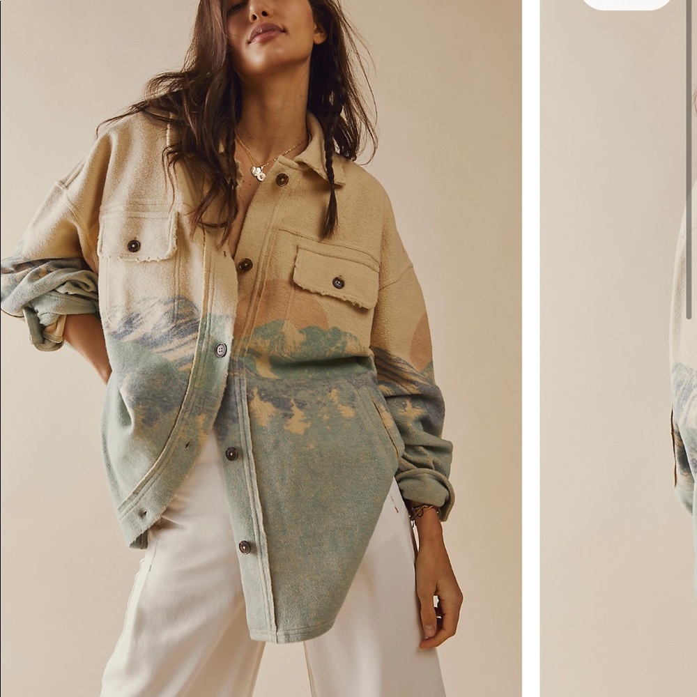 Free People Ruby Scenic Jacket Mountain Combo M